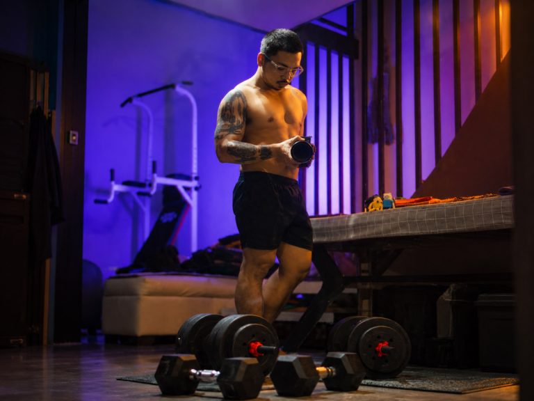 home gym untuk rumah kontrakan