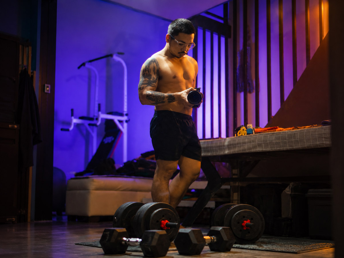 home gym untuk rumah kontrakan